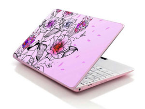 flowers floral Laptop decal Skin for HP Pavilion x360 13-u024tu 50194-2165-Pattern ID:Z804