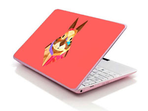 Rabbit bunny Laptop decal Skin for MSI GS75 Stealth 9SF-255MY 16495-2208-Pattern ID:Z847