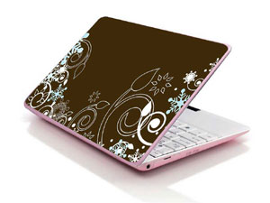 flowers floral Laptop decal Skin for CLEVO N745WU 14253-2216-Pattern ID:Z855