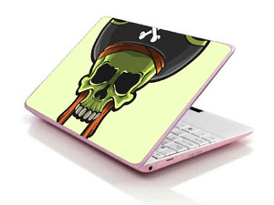 skeleton skull pirate Laptop decal Skin for HP 14s-dq0000nq 39746-2244-Pattern ID:Z883