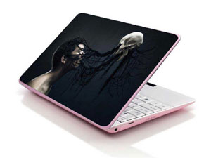 Skeleton, Halloween, Horror,skull,skeletal Laptop decal Skin for HP Pavilion 15-cs3017tx 48779-2289-Pattern ID:Z928