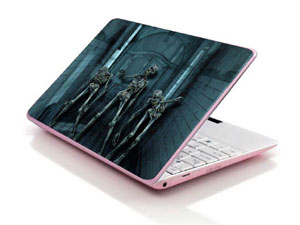 Skeleton, Halloween, Horror,skull,skeletal Laptop decal Skin for RAZER Blade Pro - 17.3 -2291-Pattern ID:Z930