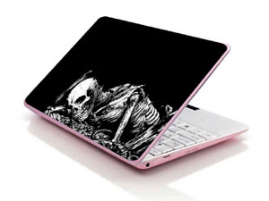 Skeleton, Halloween, Horror,skull,skeletal Laptop decal Skin for HP Pavilion x360 14-dh0003nv 51442-2313-Pattern ID:Z952