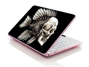 Skeleton, Halloween, Horror,skull,skeletal Laptop decal Skin for HP 14-ck0000tu 36399-2343-Pattern ID:Z982