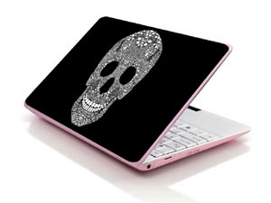 Skeleton, Halloween, Horror,skull,skeletal Laptop decal Skin for HP Pavilion 15-cs1009nf 47934-2350-Pattern ID:Z989