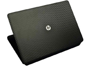 black carbon fiber Laptop decal Skin for HP 14-ck0023tu 36482-3195-Pattern ID:black-carbon-fiber