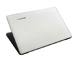 white carbon fiber Laptop decal Skin for GATEWAY NV5215u 1838-3194-Pattern ID:white-carbon-fiber