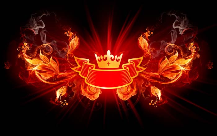 The Crown of Fire Mouse pad for TOSHIBA SATELLITE E45-B4200 
