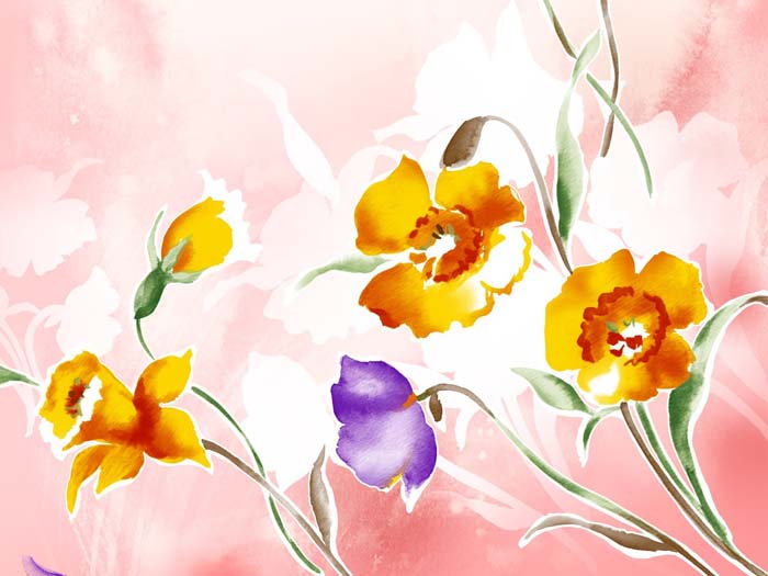 vintage floral flower floral Mouse pad for TOSHIBA Satellite C75D-B7260 