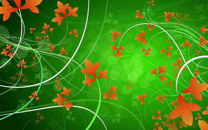 Leaves, flowers, butterflies floral Mouse pad for GATEWAY NE56R10u 