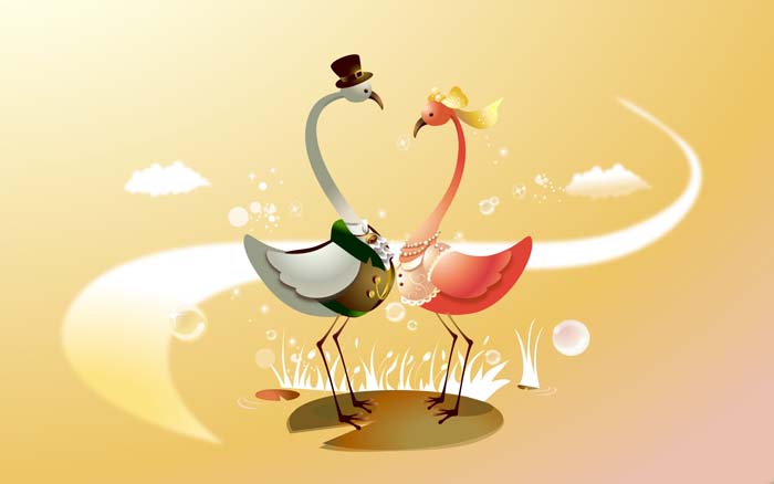 Cartoons, Swans Mouse pad for HP EliteBook 820 G3 Notebook PC 
