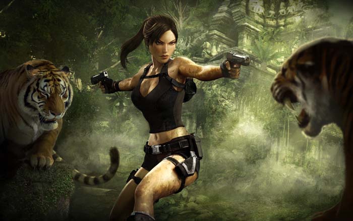 Game, Tomb Raider, Laura Crawford Mouse pad for TOSHIBA Satellite L455-S5009 