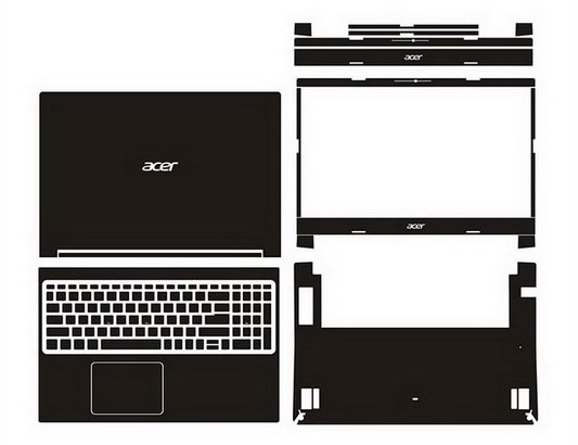 laptop skin Design schemes for ACER Aspire 7 A715-41G-R7YZ
