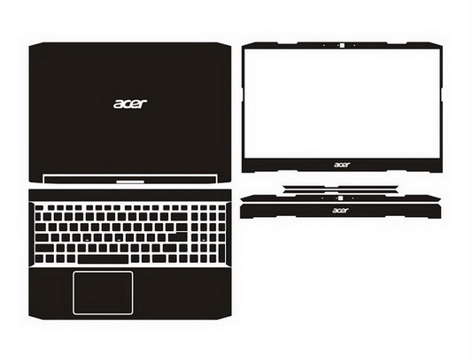 laptop skin Design schemes for ACER NITRO 5 AN515-43-R2MG