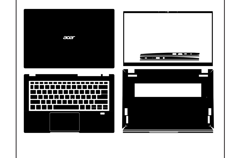 laptop skin Design schemes for ACER Swift X 14 SFX14-42G-R607