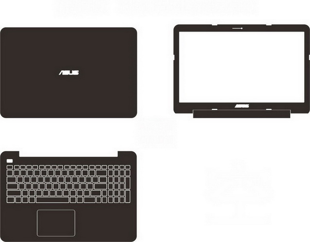 laptop skin Design schemes for ASUS F554LA