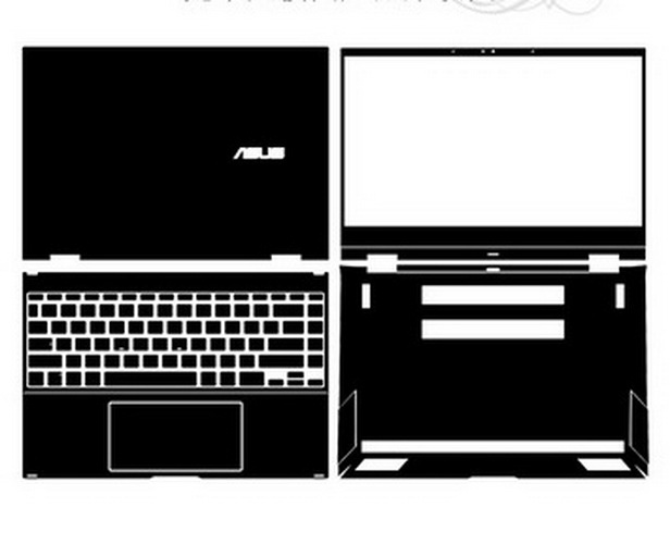 laptop skin Design schemes for ASUS ZenBook Flip 13 Ultra Slim 2-in-1 Laptop UX363JA-DB51T