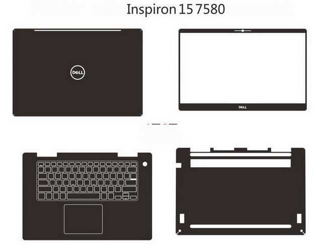 laptop skin Design schemes for DELL Inspiron 15 7580