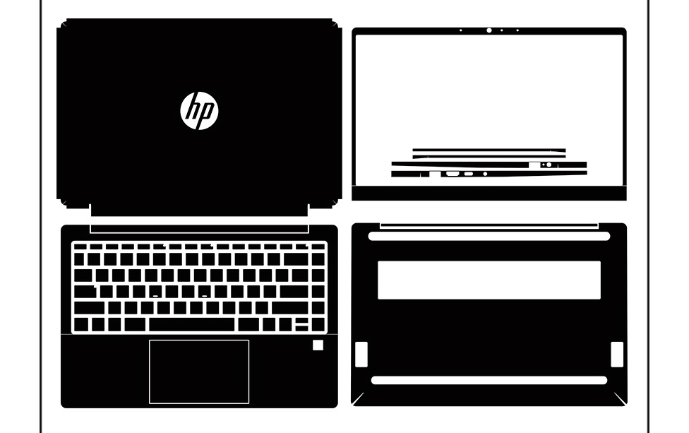 laptop skin Design schemes for HP 14-ep0088tu