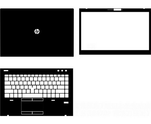 laptop skin Design schemes for HP EliteBook 8470p