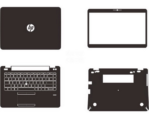 laptop skin Design schemes for HP ZBook 14u G4 Mobile Workstation