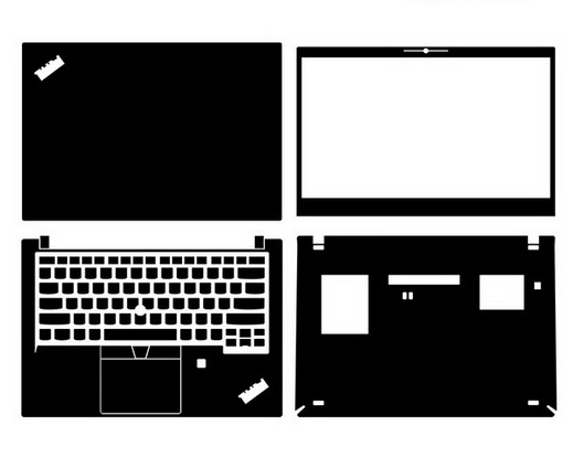 laptop skin Design schemes for LENOVO ThinkPad T495S