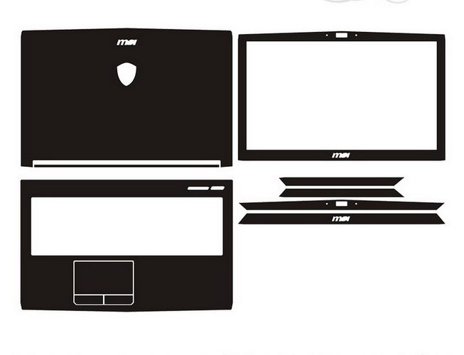 laptop skin Design schemes for MSI GP62 6QF