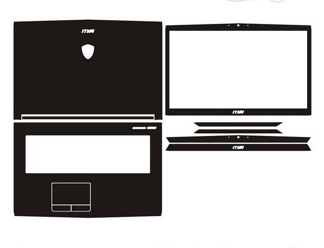laptop skin Design schemes for MSI GE72MVR APACHE PRO-044