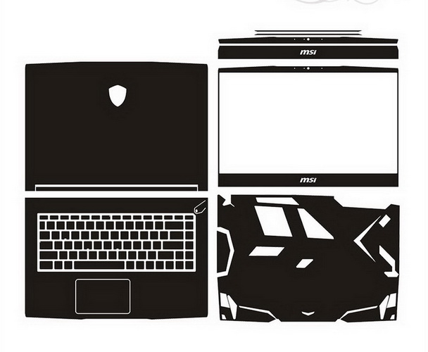 laptop skin Design schemes for MSI GF63 THIN 9RCX-818