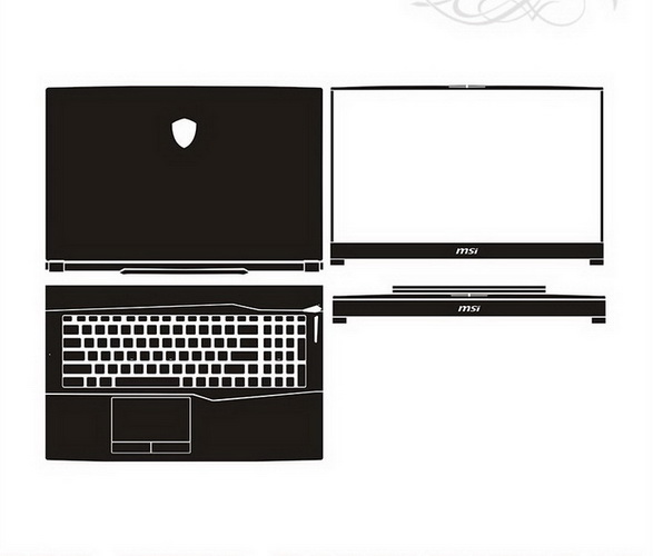 laptop skin Design schemes for MSI GL75 9SDK-007