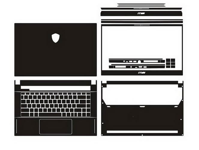 laptop skin Design schemes for MSI Stealth GS66 12UH