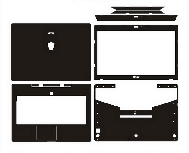 laptop skin Design schemes for MSI GS70 2PE Stealth Pro