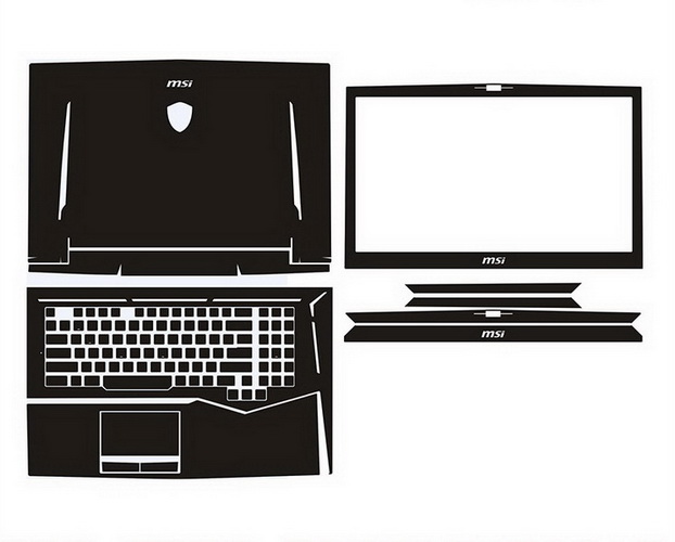 laptop skin Design schemes for MSI GT75VR 7RE Titan SLI