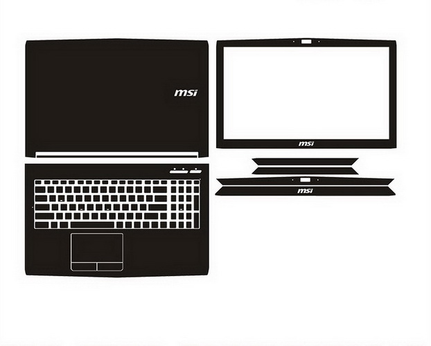 laptop skin Design schemes for MSI PE60 6QD
