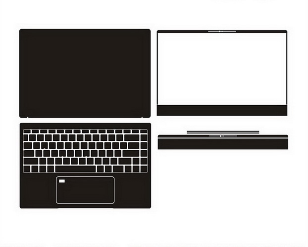 laptop skin Design schemes for MSI Prestige 14 EVO A11M-012