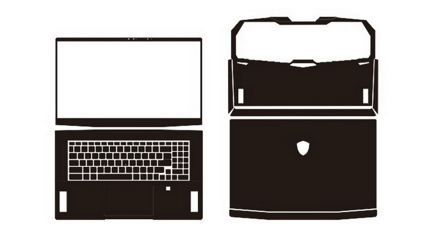 laptop skin Design schemes for MSI Stealth GS77 12UGS
