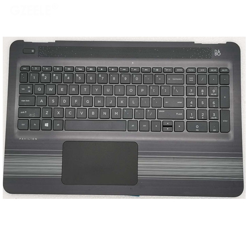 HP Pavilion 15-AU 15-AW Palmrest Case Backlit Keyboard + Touchpad 856040-001 