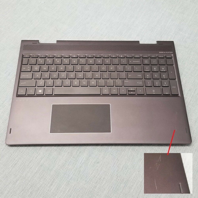 HP ENVY x360 15-BQ Palmrest Touchpad Keyboard Backlit Cover 