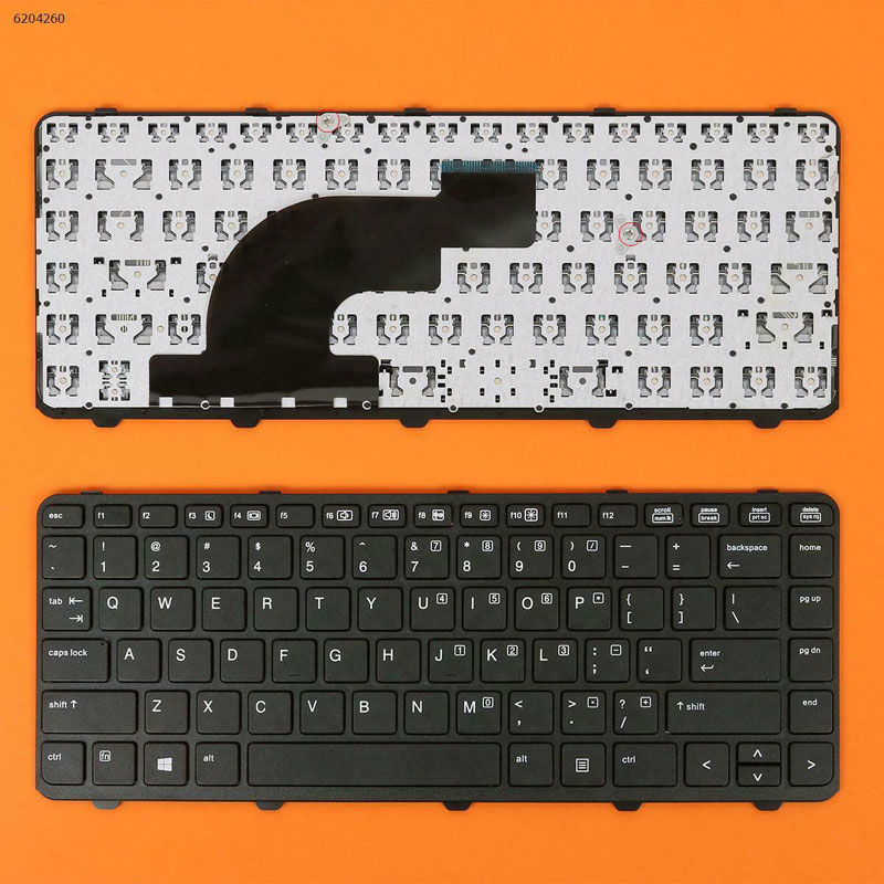 New Laptop Keyboard for HP PROBOOK 640 G1 645 G1 US 738687-001 Win8 BLACK FRAME BLACK 