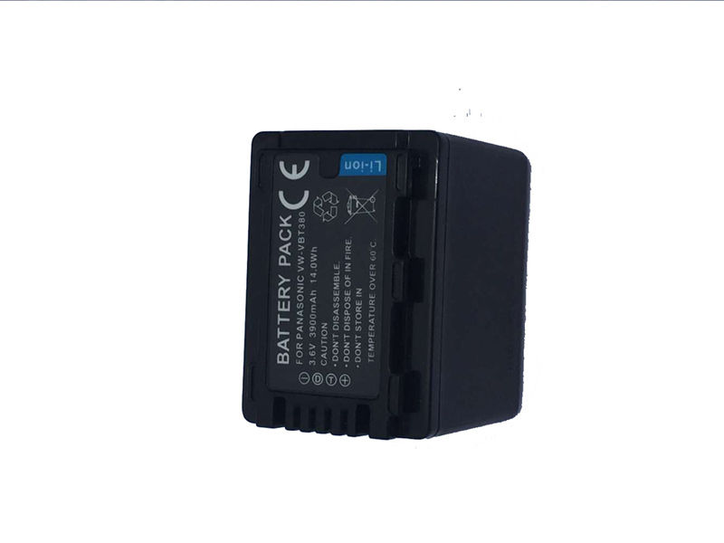 3900mAh Replacement Battery For Panasonic VW-VBT380 VW-VBT190 W570 V770 VX980