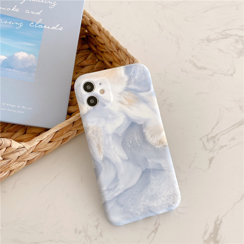 Mobile cell phone case cover for APPLE iPhone 12 Pro Abstract Art Ink Painting  Fashion Silicone Phone Cover 