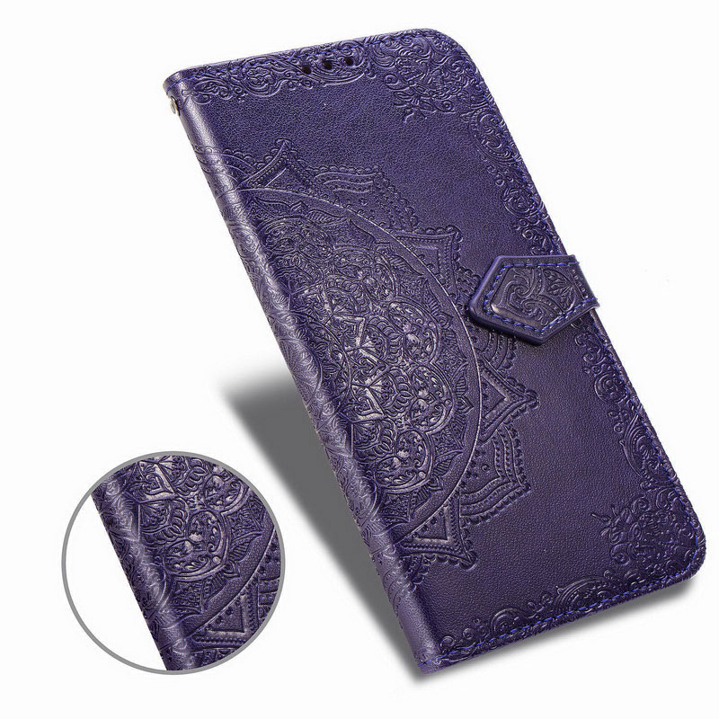 Mobile cell phone case cover for LG Q60 Shockproof PU Leather Wallet Flip Case 