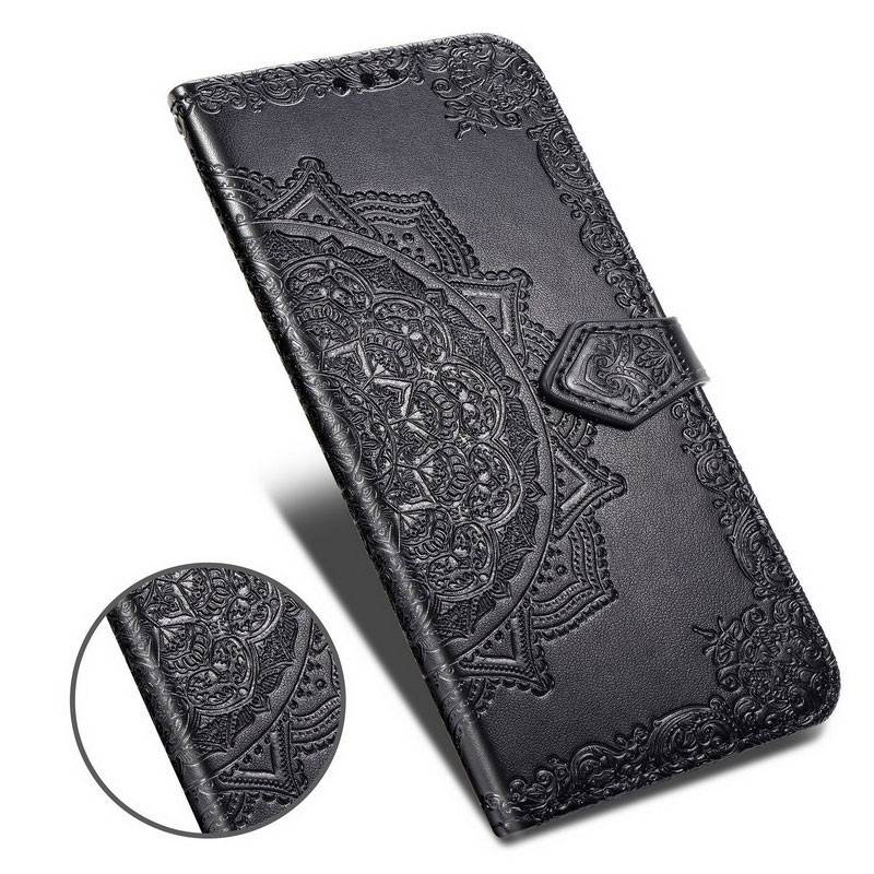 Mobile cell phone case cover for LG K50 Shockproof PU Leather Wallet Flip Case 