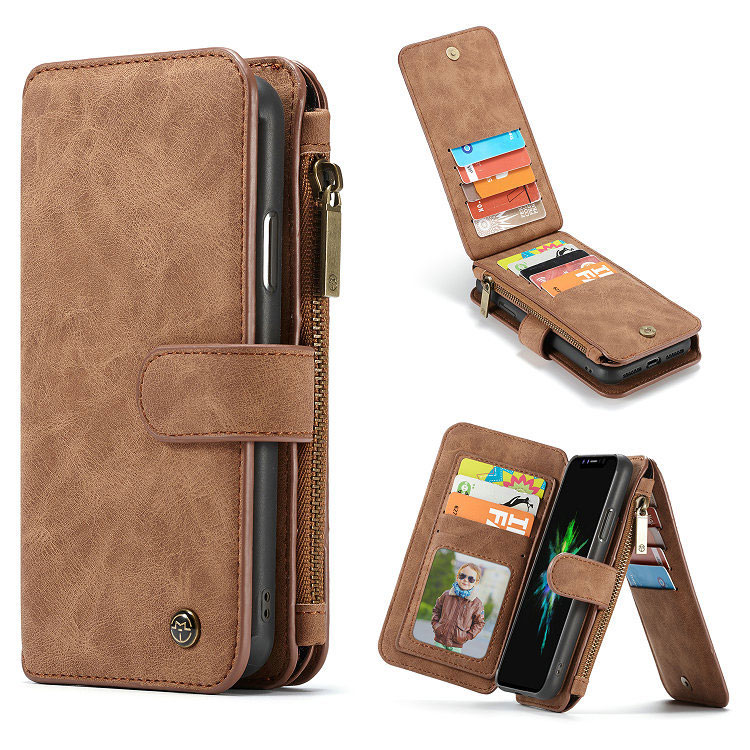 Mobile cell phone case cover for APPLE iPhone 5 14-card 2-in-1 wallet 