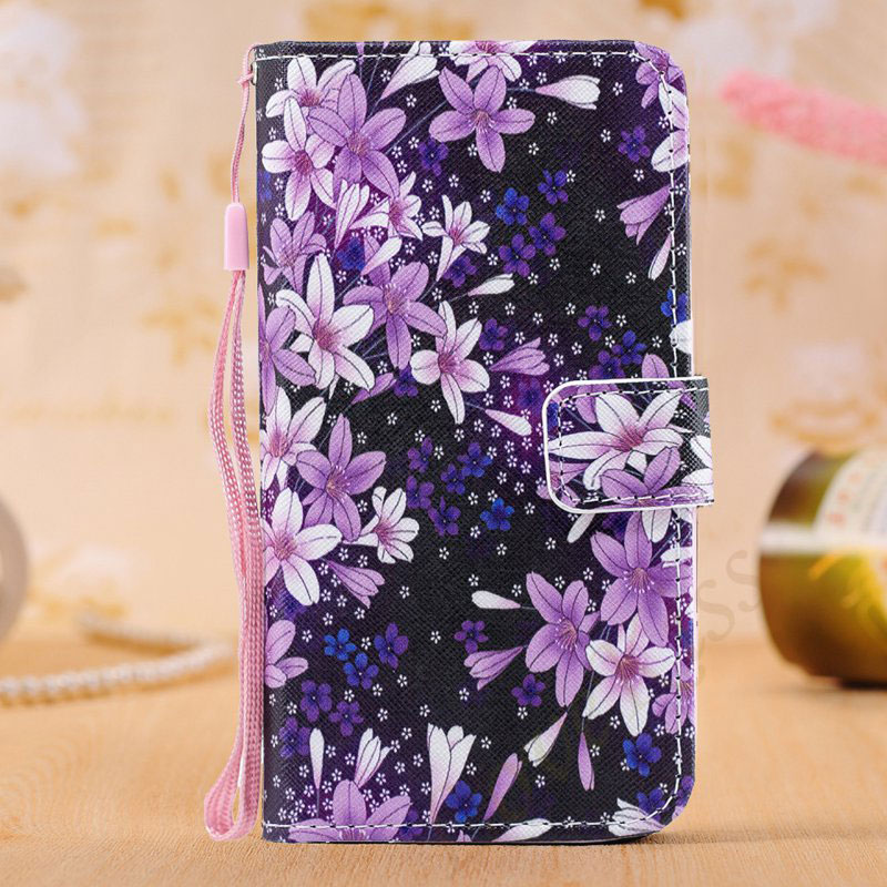 Mobile cell phone case cover for APPLE iPhone 8 Plus Flower Leather Flip Cover Wallet Phone Bag 