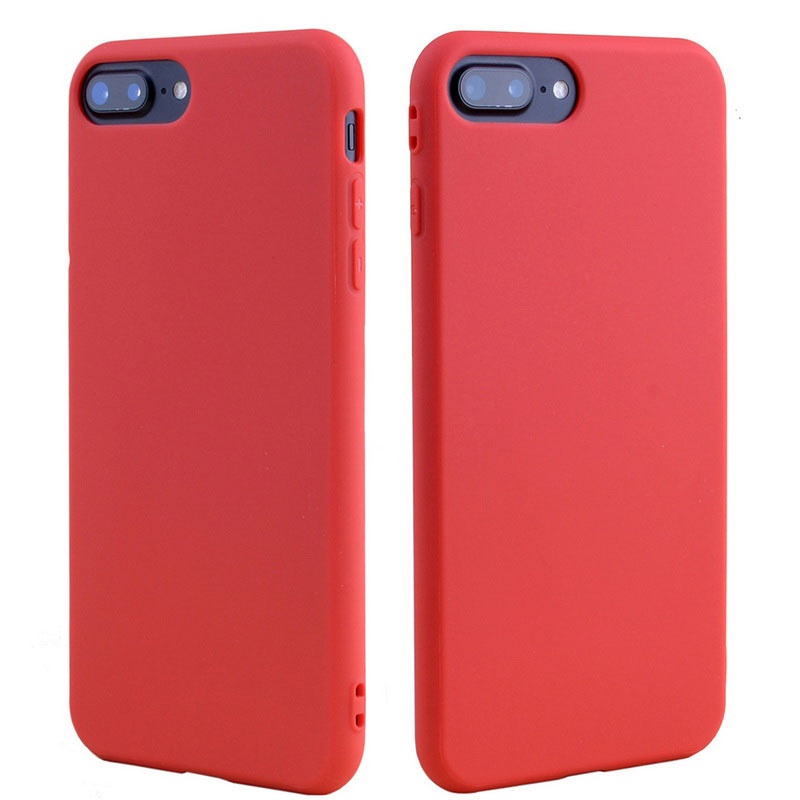 Mobile cell phone case cover for APPLE iPhone 6 Plus Candy Solid Color TPU Rubber Silicone soft 