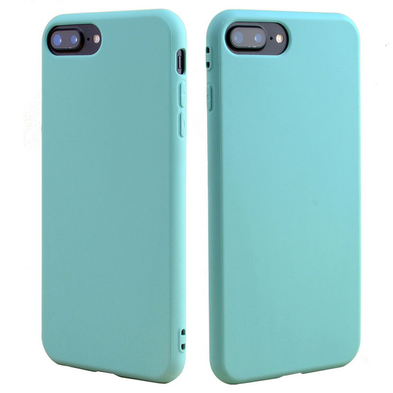 Mobile cell phone case cover for APPLE iPhone X Candy Solid Color TPU Rubber Silicone soft 