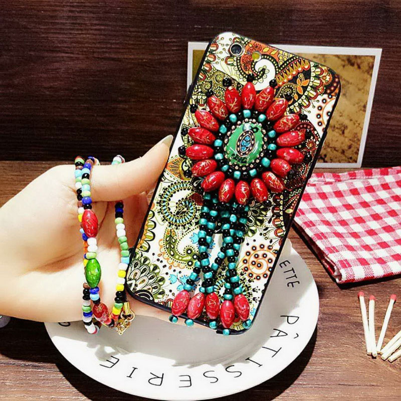 Mobile cell phone case cover for APPLE iPhone 7 Plus Vintage National Style 