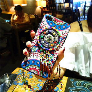 Mobile cell phone case cover for APPLE iPhone XS Vintage National Style 