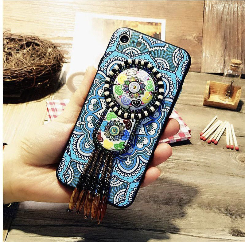 Mobile cell phone case cover for APPLE iPhone X Vintage National Style 